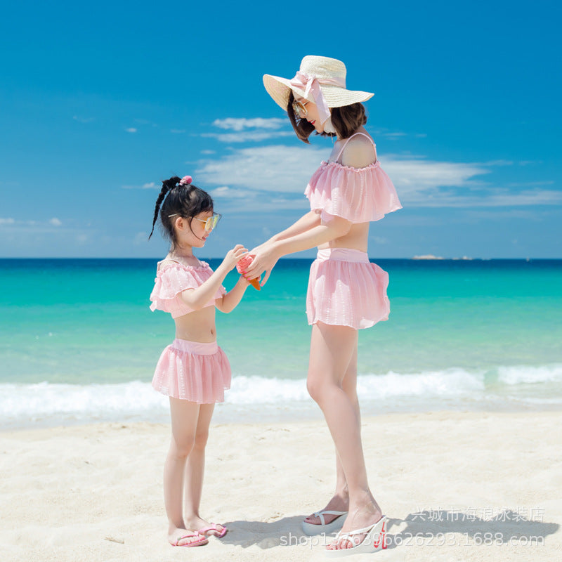 Mother-Daughter Matching Swimsuits for Kids