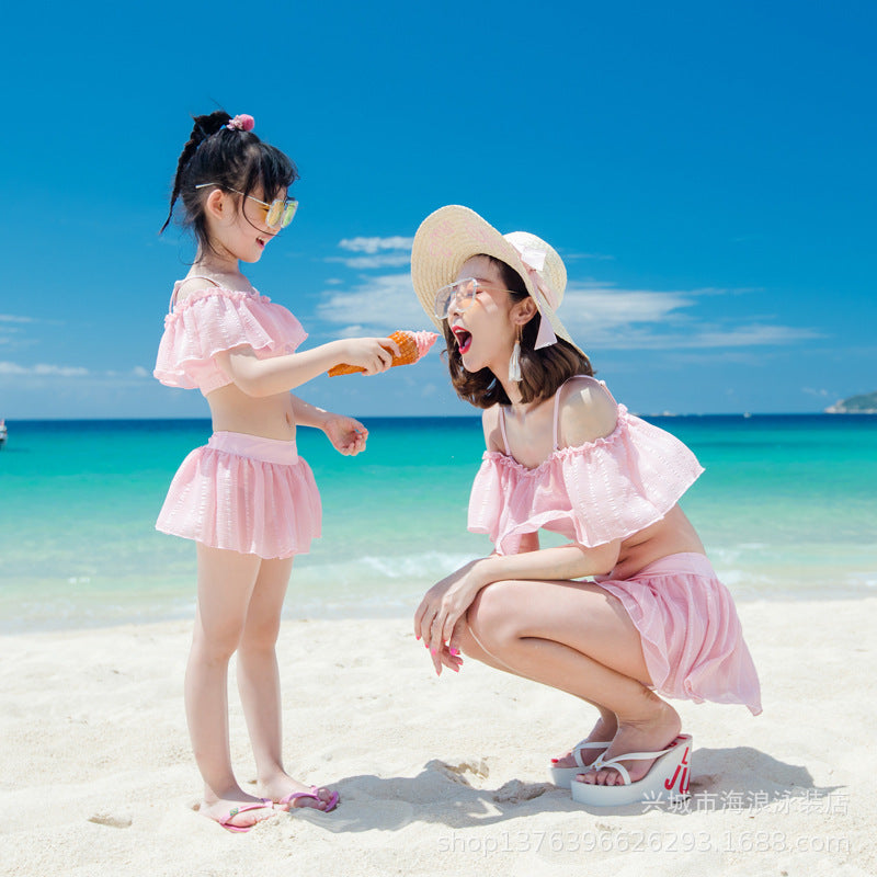 Mother-Daughter Matching Swimsuits for Kids